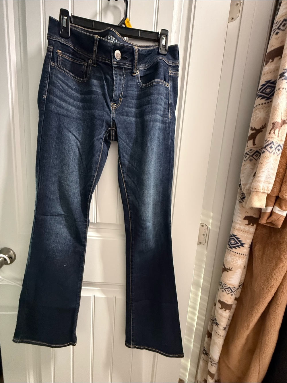 American Eagle Outfitters Dark Blue Flare Jeans
